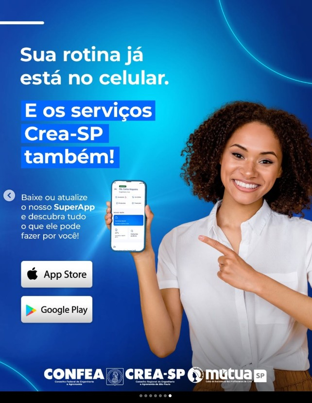5 Facilidades para acessar com o super APP do CREA-SP de qualquer lugar